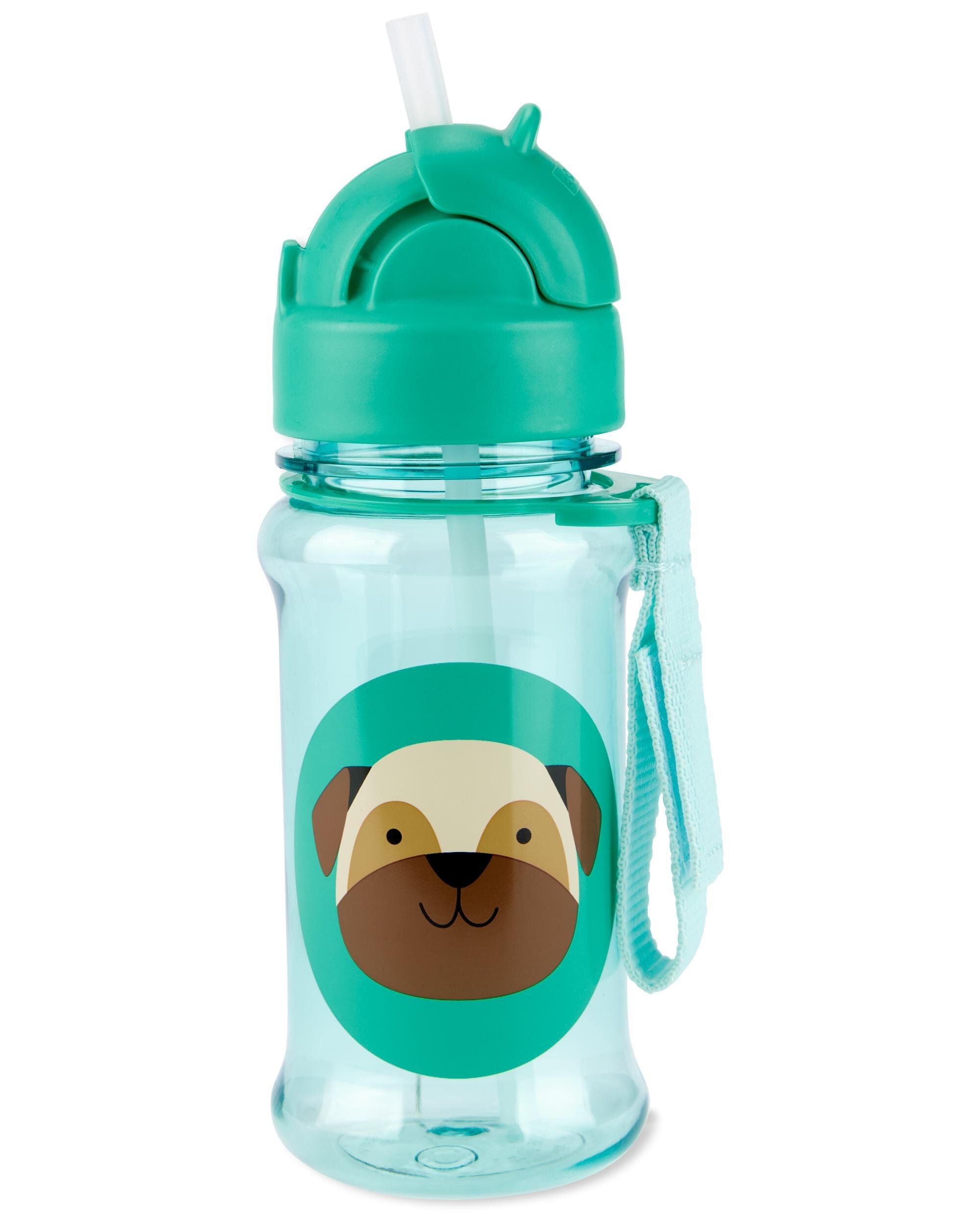 Skip Hop Tritan Renew Straw Bottle Pug 12M to 36M - 9Q777410