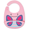 Skip Hop Zoo Fold & Go Silicone Bib- Butterfly - 232202