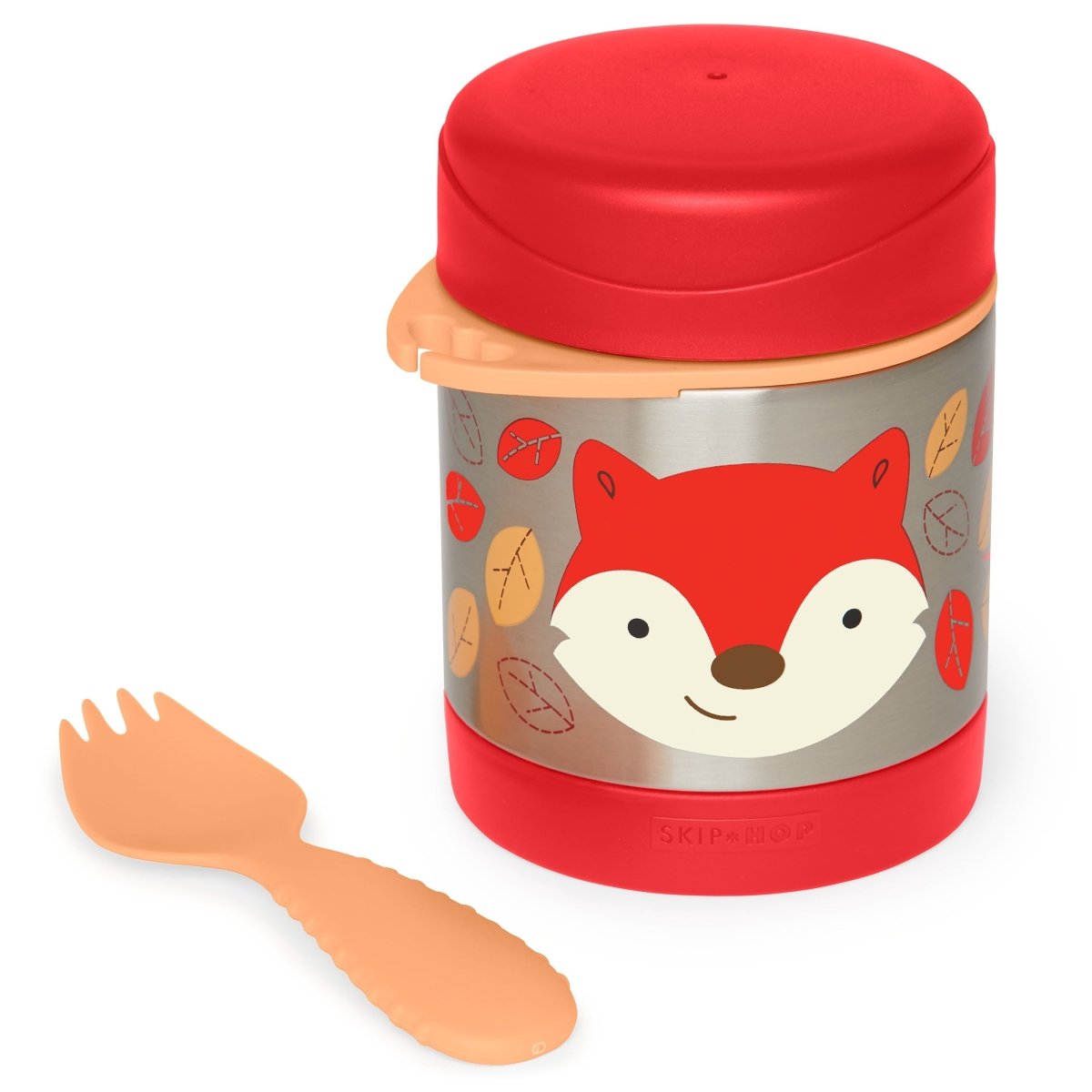 Skip Hop Zoo Insulated Little Kid Food Jar - Fox - 252392