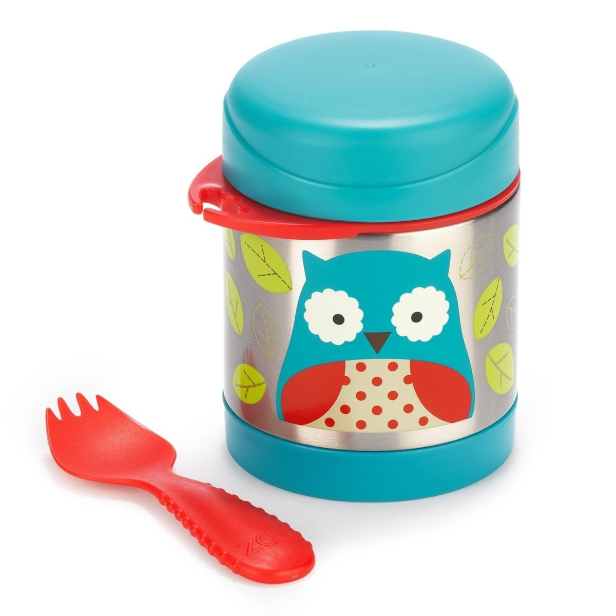 Skip Hop Zoo Insulated Little Kid Food Jar - Owl - 252375