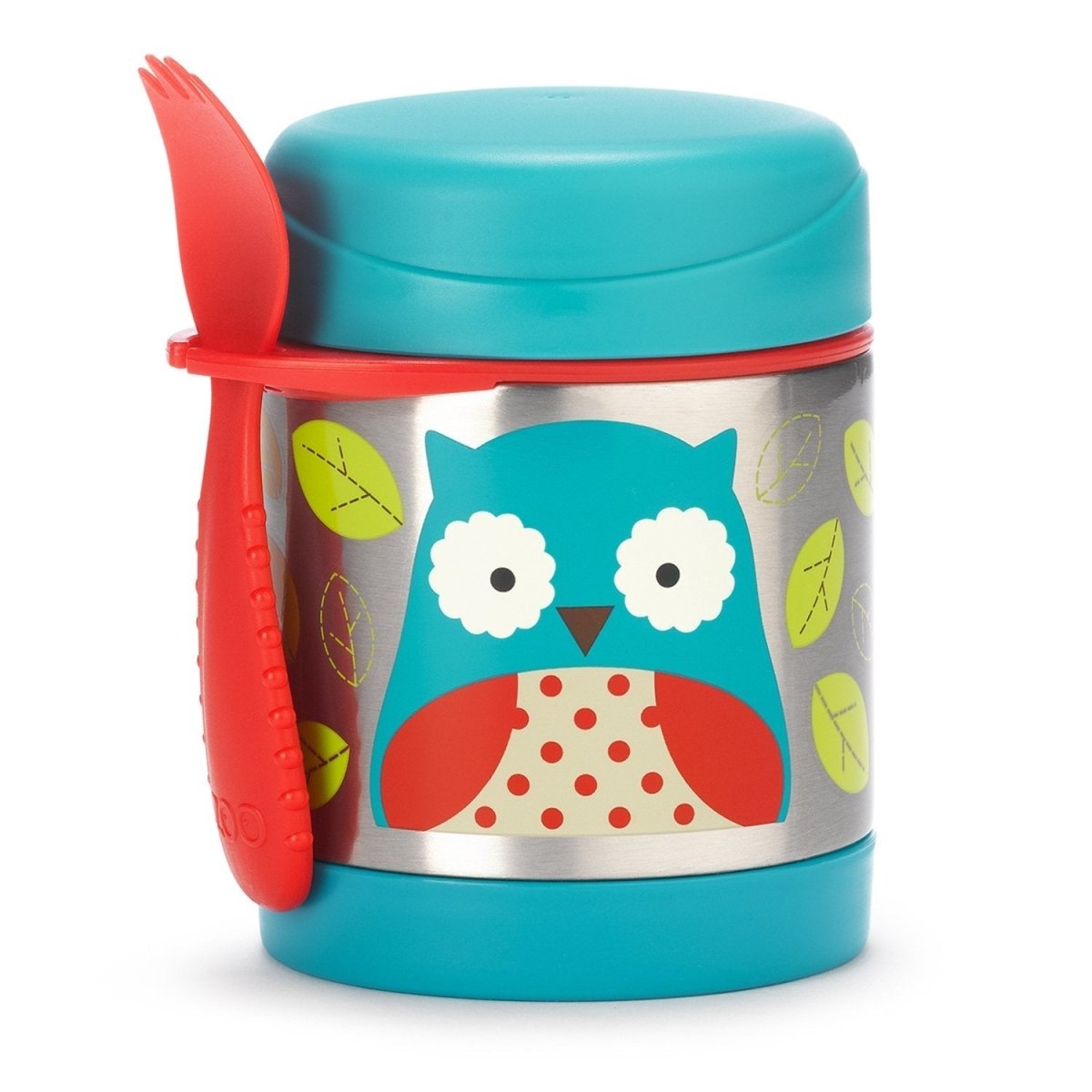 Skip Hop Zoo Insulated Little Kid Food Jar - Owl - 252375