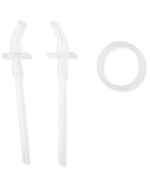 Skip Hop-Zoo SS Bottle Extra Straw- Transparent - 9L940110