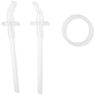 Skip Hop-Zoo SS Bottle Extra Straw- Transparent - 9L940110