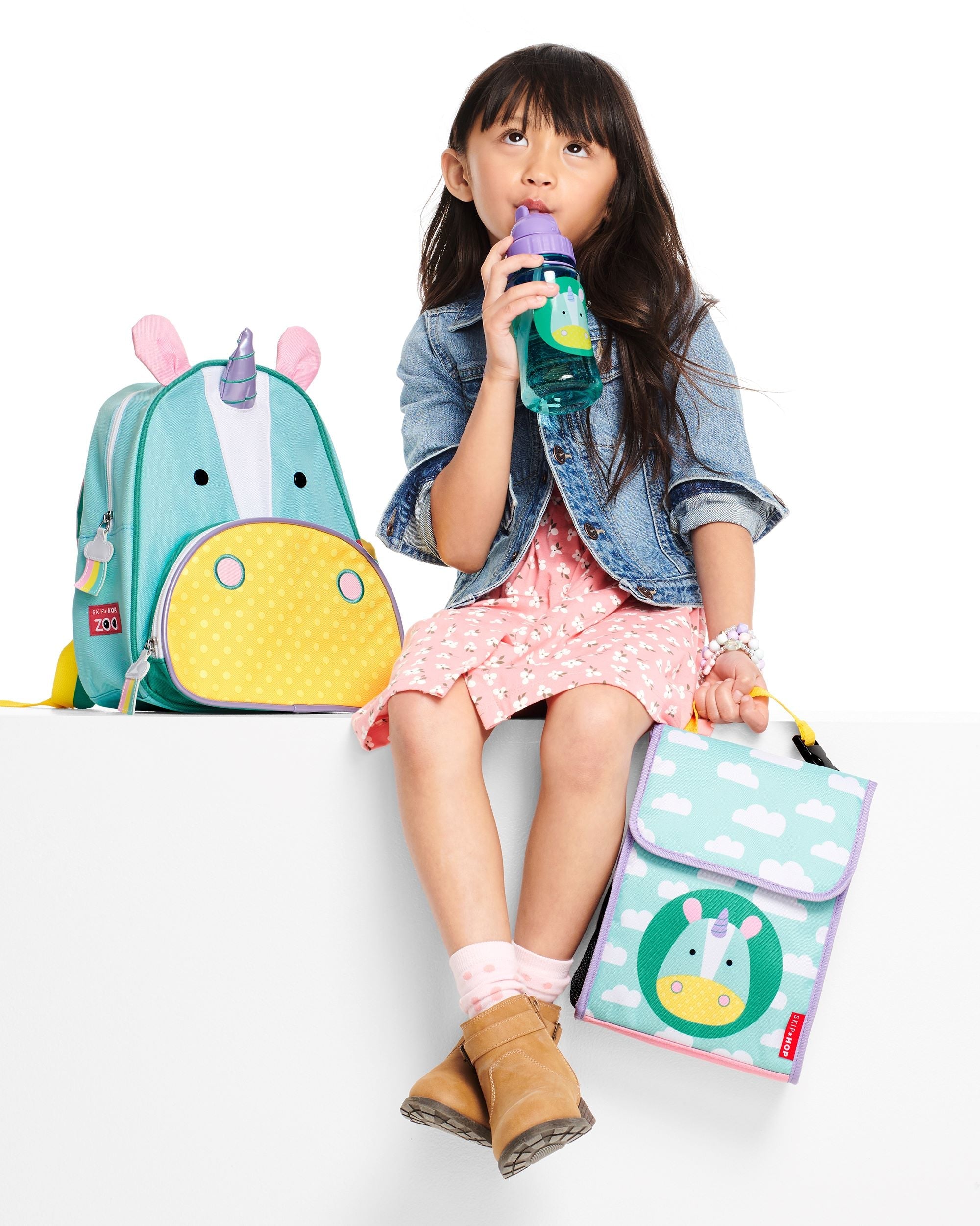 Skip Hop Zoo Straw Bottle - Unicorn - 9N567610
