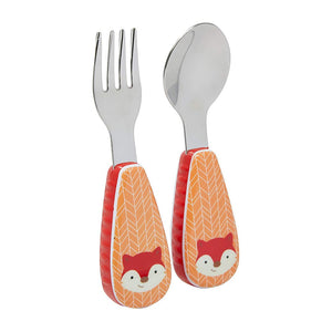 Skip Hop Zoo Utensils Fork & Spoon - Fox - 252369