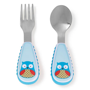 Skip Hop Zoo Utensils Fork & Spoon - Owl - 252353