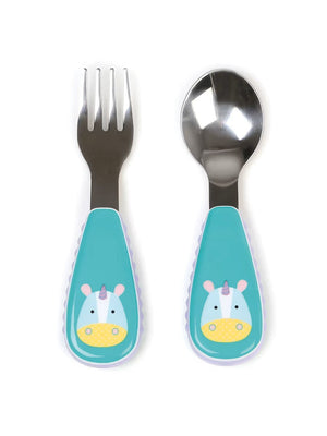 Skip Hop Zoo Utensils Fork & Spoon - Unicorn - 252365