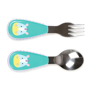 Skip Hop Zoo Utensils Fork & Spoon - Unicorn - 252365
