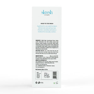 Skwsh Baby All-in-one Body Wash and Shampoo (Head to Toe) - 200 mL - Baby Skincare