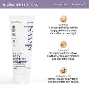 Skwsh Baby Bedtime Comfort Night Cream - 100 gm - Baby Skincare
