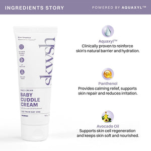 Skwsh Baby Cuddle Face Cream - 100 gm - Baby Skincare