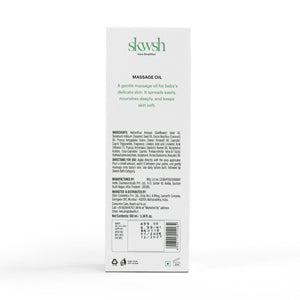 Skwsh Baby Gentle Rub Massage Oil - 100 mL - Massage Oil