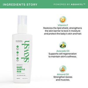 Skwsh Baby Gentle Rub Massage Oil - 100 mL - Massage Oil