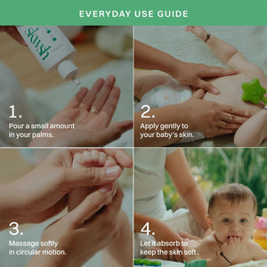 Skwsh Baby Gentle Rub Massage Oil - 100 mL - Massage Oil