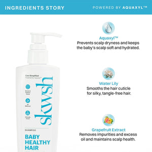 Skwsh Baby Healthy Hair Shampoo - 200 mL - Baby Skincare