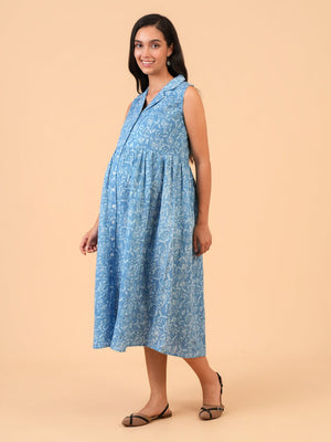 Sky Belle Maternity and Nursing Dress - S Maternity Casual Dress