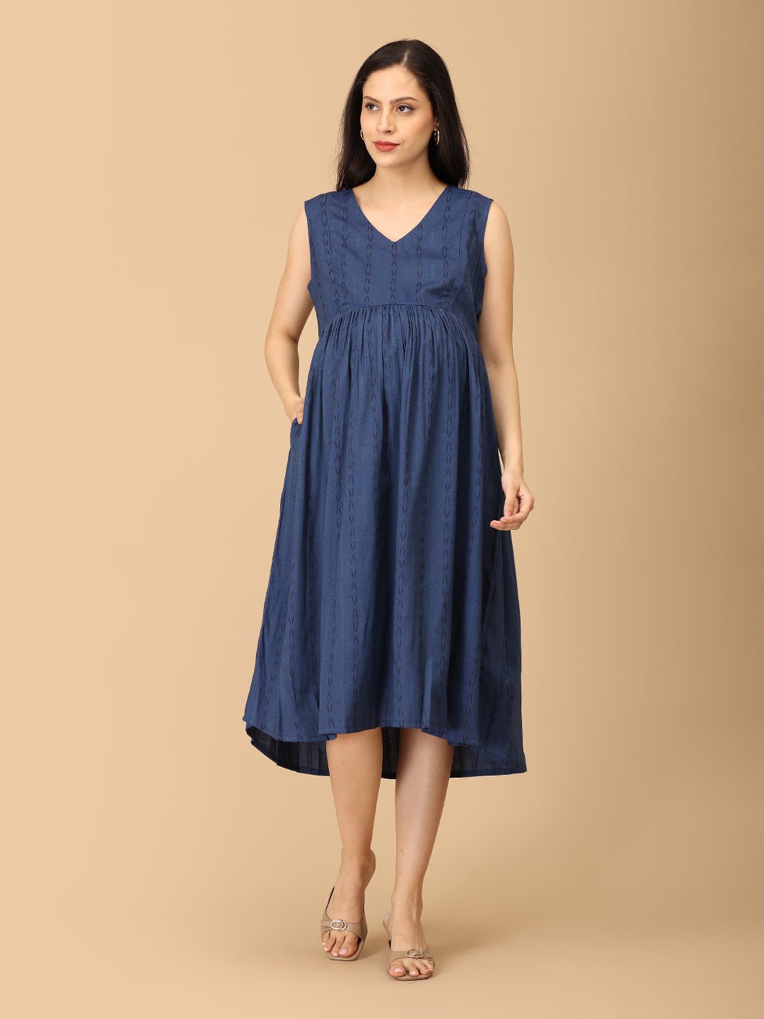 Sky’s the Limit Maternity and Nursing Shacket Dress - DRS - SK - SKYTL - S