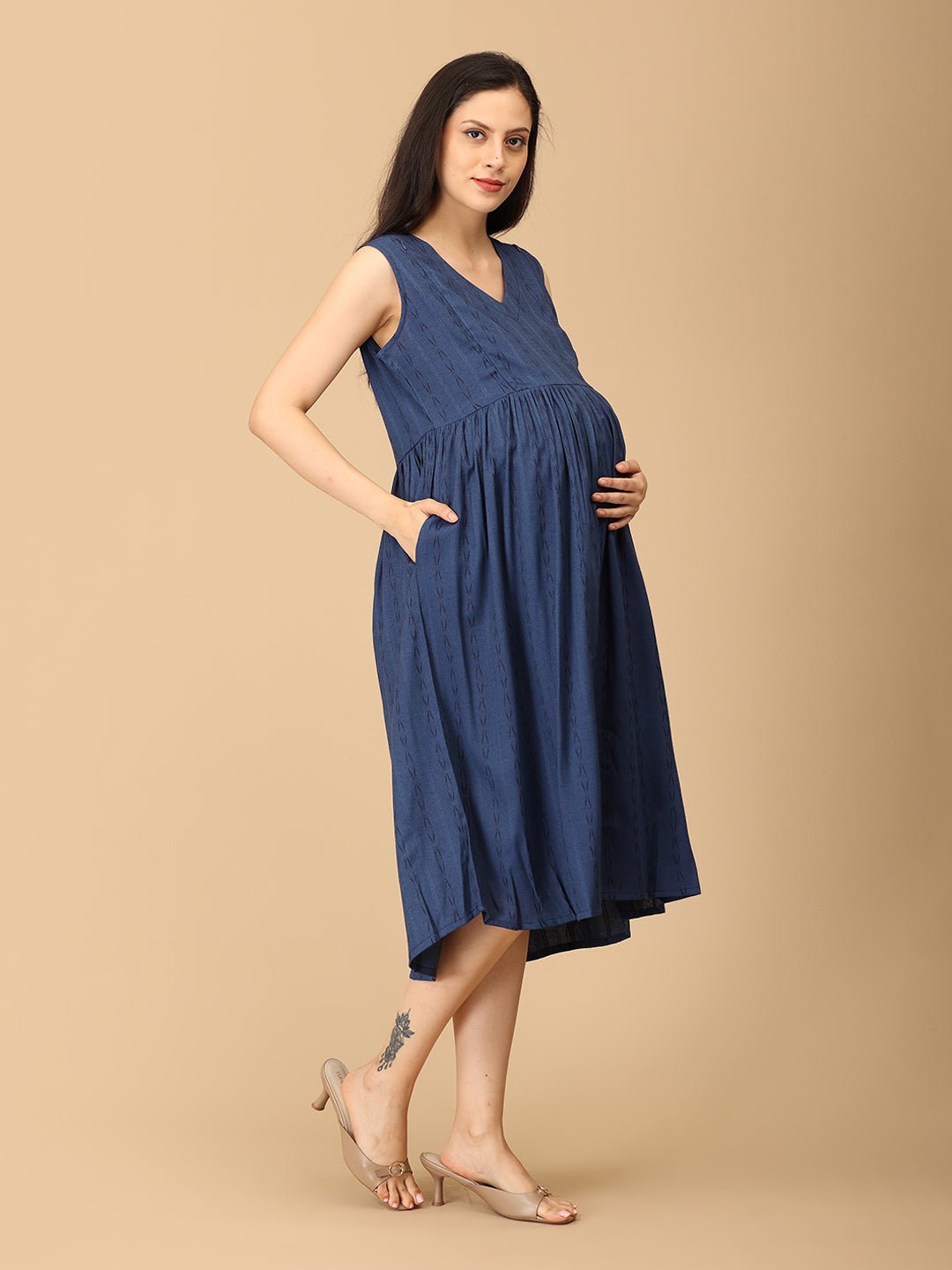 Sky’s the Limit Maternity and Nursing Shacket Dress - DRS - SK - SKYTL - S