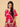 Sleek Fuchsia Maternity and Nursing Dress - S Maternity Casual Dress
