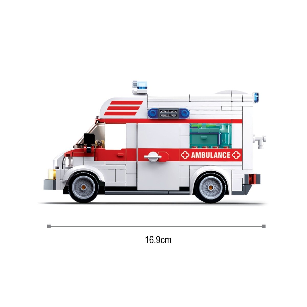 Sluban Ambulance-Large Building Blocks Kit - M38-B1065