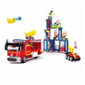 SLUBAN Building Blocks Kit for Boys and Girls - Fire Fighting Training Center - M38-B0967