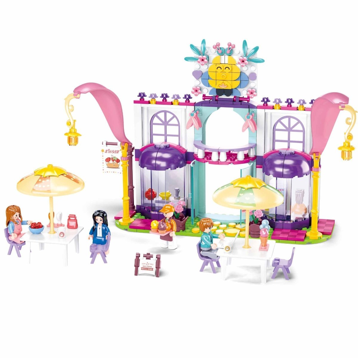 SLUBAN® Building Blocks Kit for Girls - Girls Dream Bar - M38-B0972