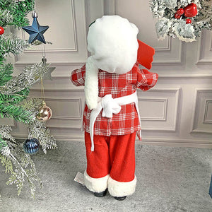 Small Masterchef Santa Claus self Standing Christmas Table Décor & Christmas Decoration - 14 inch Christmas