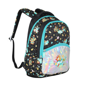 Smily Kiddos 10 ltrs Backpack Space Theme - Black - School Bag
