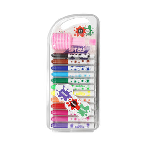 Smily Kiddos 12 Color Spray Pen Set | The Mom Store - Drawing, Painting & Colouring