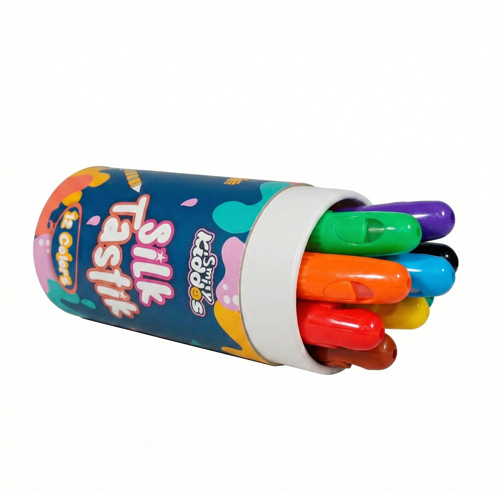 Smily Kiddos 12 Colors Silky Crayon Set - Crayons
