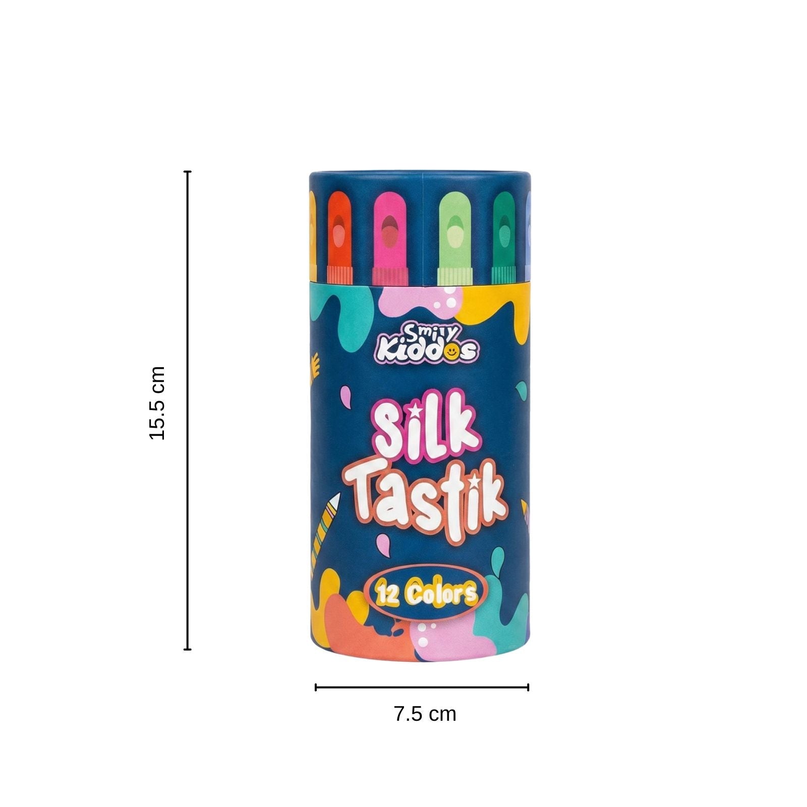Smily Kiddos 12 Colors Silky Crayon Set - Crayons