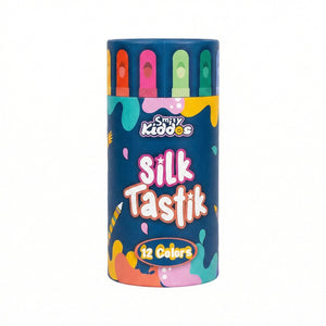 Smily Kiddos 12 Colors Silky Crayon Set - Crayons