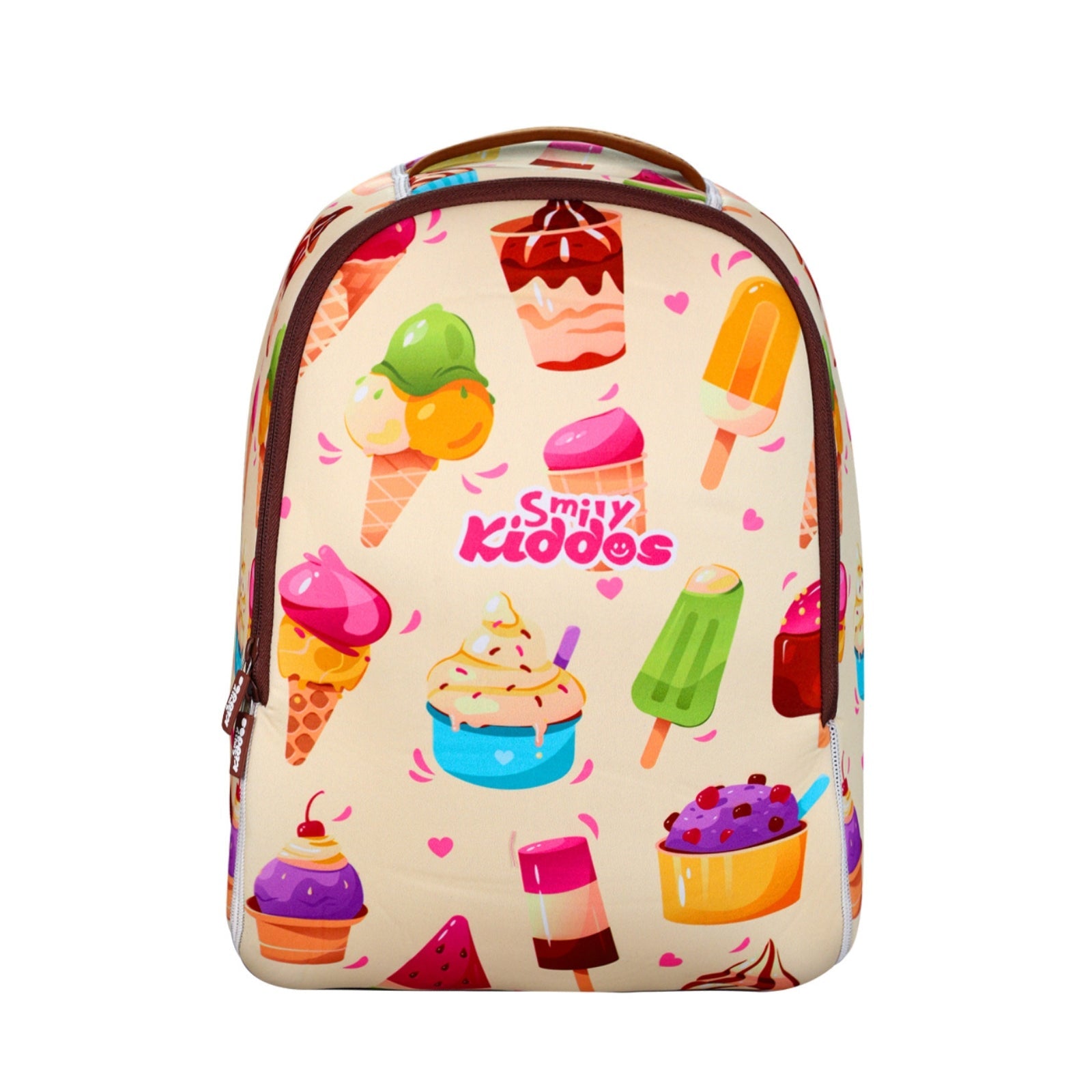 Smily Kiddos 12L Ice Cream Neoprene Junior Backpack – Cream - SK16001822