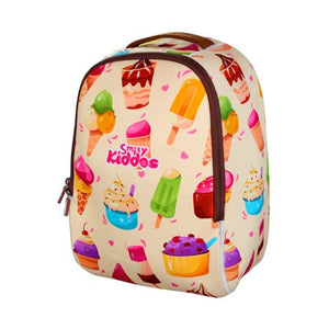 Smily Kiddos 12L Ice Cream Neoprene Junior Backpack – Cream - SK16001822