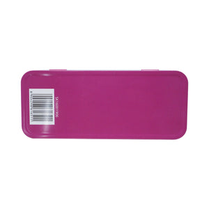 Smily Kiddos 15cm Metal Colored Ruler Set – Tin Box - Pink Kids Stationery