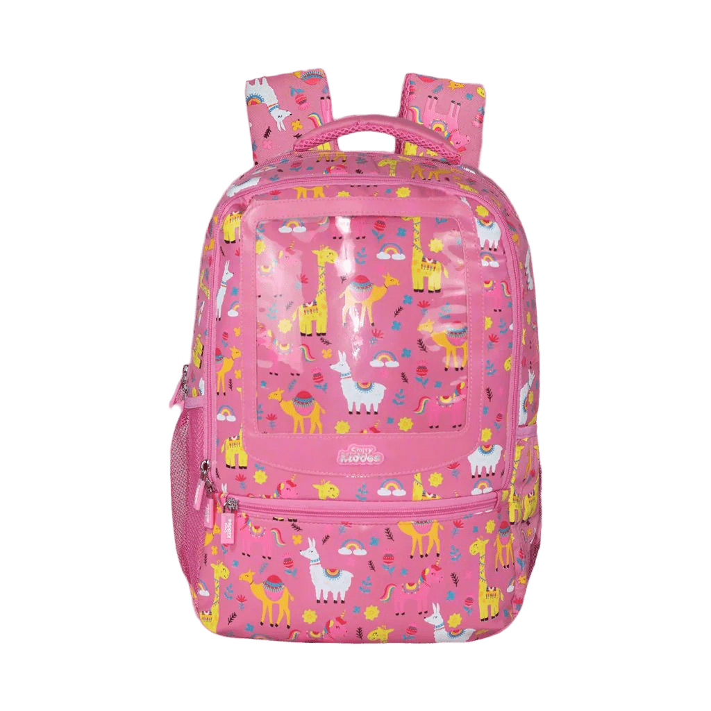Smily Kiddos 17 inch Backpack Animal Theme - Pink - SK16001669