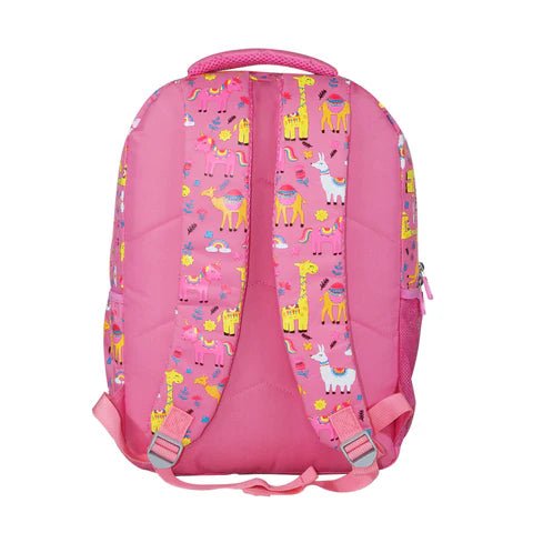 Smily Kiddos 17 inch Backpack Animal Theme - Pink - SK16001669