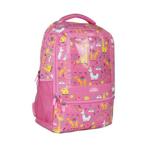 Smily Kiddos 17 inch Backpack Animal Theme - Pink - SK16001669