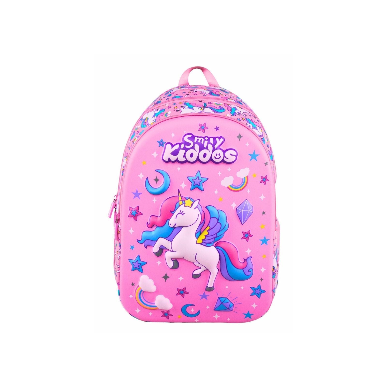 Smily Kiddos 19 L Sky Unicorn EVA Shell Backpack - Pink - SK16001846