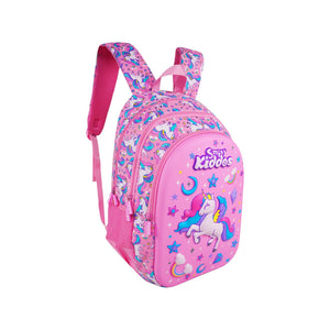 Smily Kiddos 19 L Sky Unicorn EVA Shell Backpack - Pink - School Bag