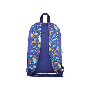 Smily Kiddos 19 L Space Astronaut EVA Shell Backpack - Blue - School Bag