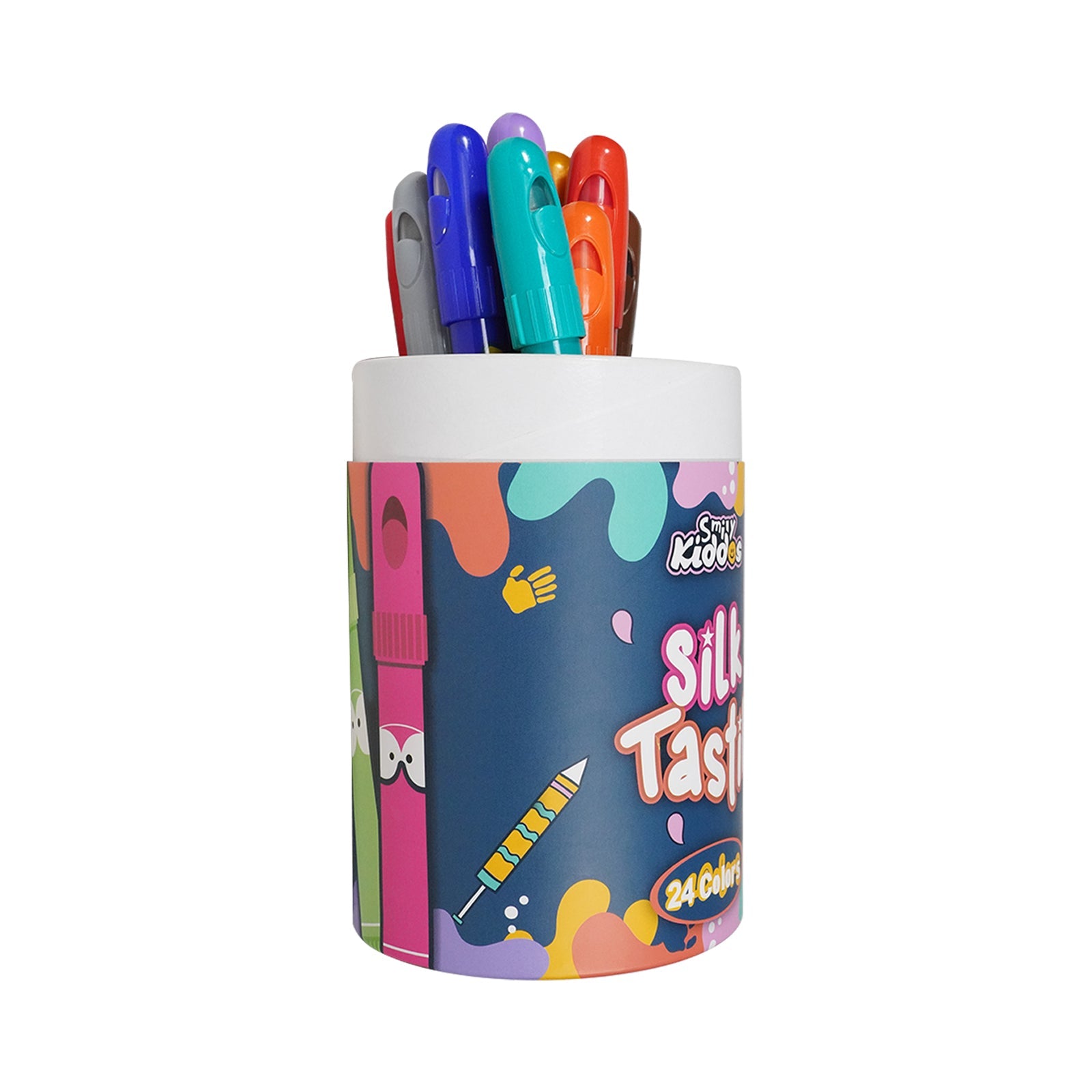 Smily Kiddos 24 Colors Silky Crayon Set - Crayons