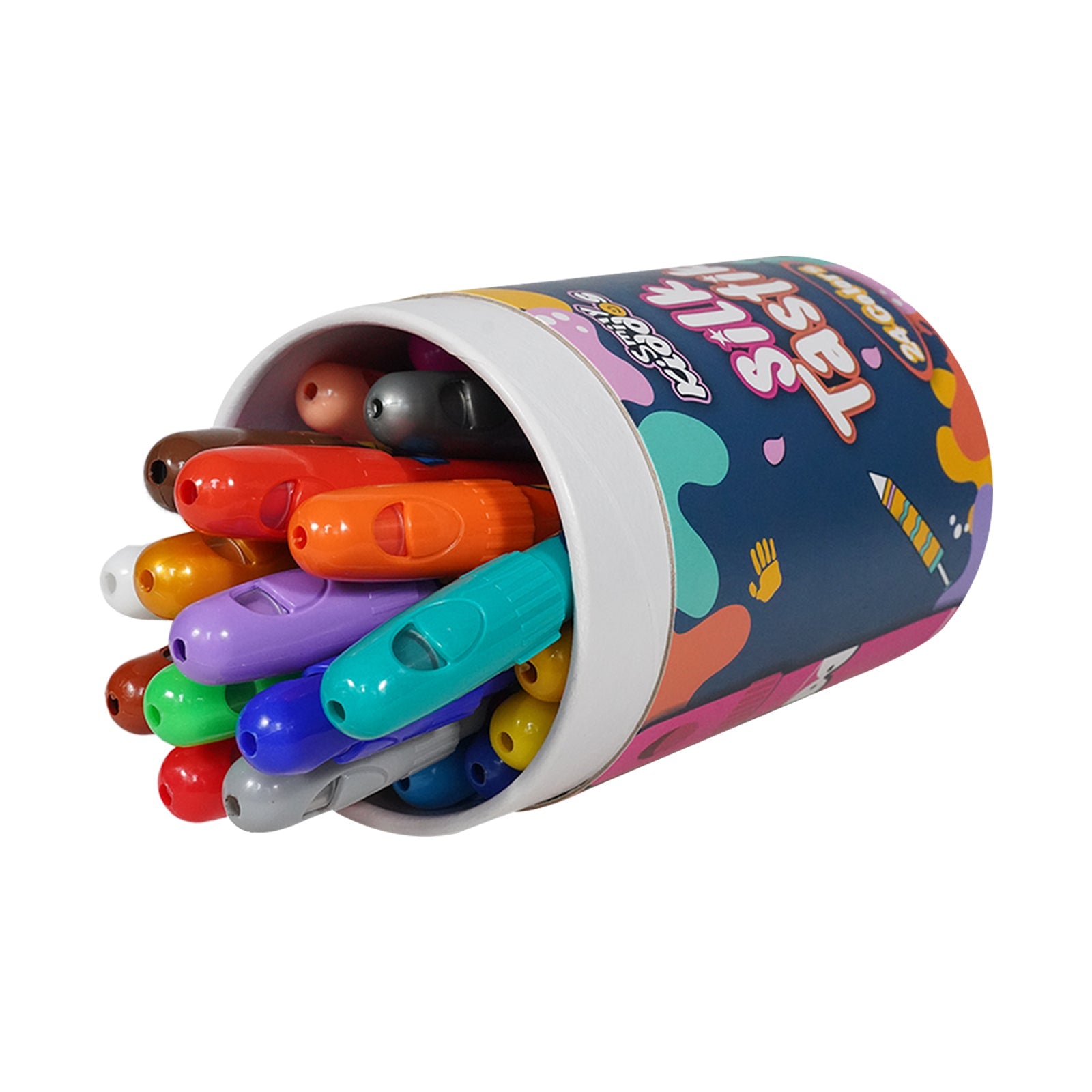 Smily Kiddos 24 Colors Silky Crayon Set - Crayons