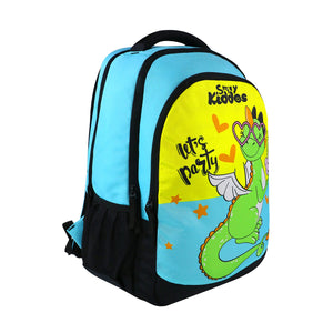 Smily Kiddos 29L Junior School Bag - Party Dragon - Yellow - School Bag
