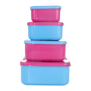 Smily Kiddos 4 in 1 container - Mermaid Theme Container Set Lunch Box - SK16001509