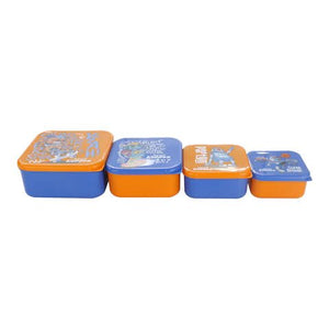 Smily Kiddos 4 in 1 container - Robot Theme Container Set Lunch Box - SK16001508
