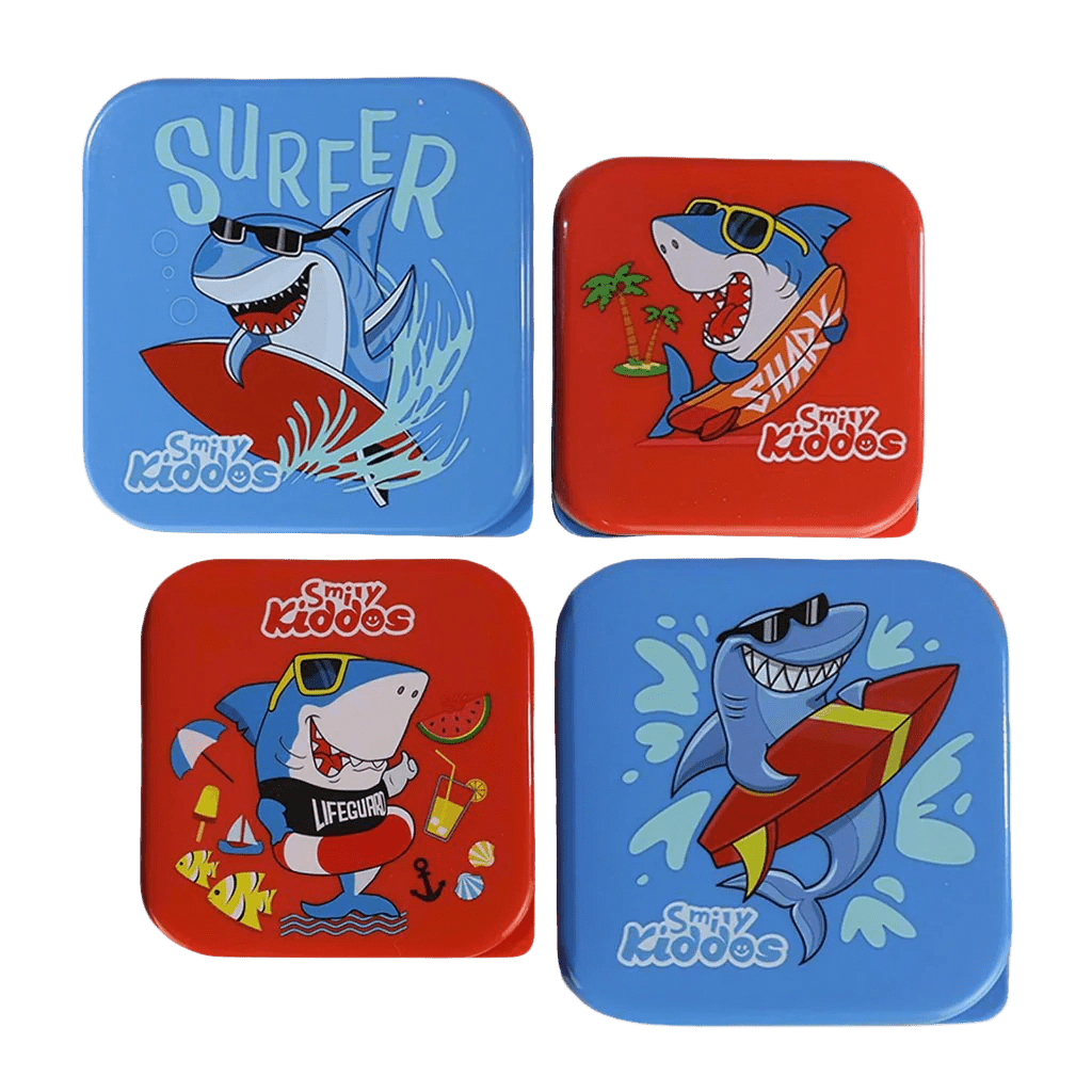 Smily Kiddos 4 in 1 container - Shark Theme - SK16001738