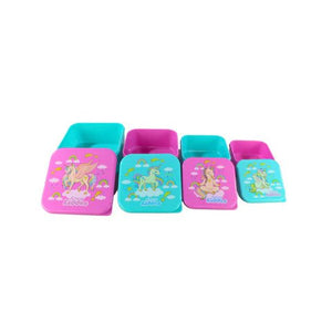Smily Kiddos 4 in 1 container - Unicorn Theme - SK16001739