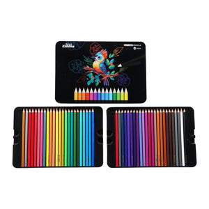 Smily Kiddos 48 Color Pencils Set in Tin Box - Color Pencils