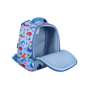 Smily Kiddos 6L Fun Dino Neoprene Preschool Backpack – Light Blue - School Bag
